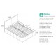 Berlin Ottoman Bed Frame (Brown Leather)
