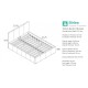 Berlin Ottoman Bed Frame (Brown Leather)