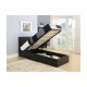 Berlin Ottoman Bed Frame (Brown Leather)
