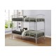 Corfu Bunk Bed Frame (Silver)
