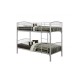 Corfu Bunk Bed Frame (Silver)