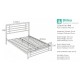 Faro Bed (Black & Silver)
