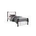 Faro Bed (Black & Silver)