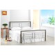 Montana Bed (Chrome & Nickel)