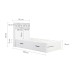 Alfie Bed Frame (White)