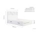 Alfie Bed Frame (White)