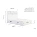 Alfie Bed Frame (White)
