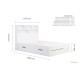 Alfie Bed Frame (White)