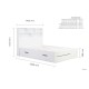 Alfie Bed Frame (White)