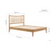 Berwick Bed Frame (Oak)