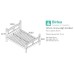 Corona High End Bed Frame (Pine)