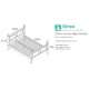 Corona High End Bed Frame (Pine)