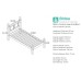 Corona Low End Bed Frame (Pine)