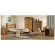 Corona Low End Bed Frame (Pine)