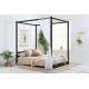 Darwin Four Poster Bed Frame (Black)