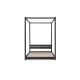 Darwin Four Poster Bed Frame (Black)