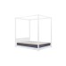 Darwin Four Poster Bed Frame (White)