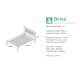 Denver Bed Frame (Grey)