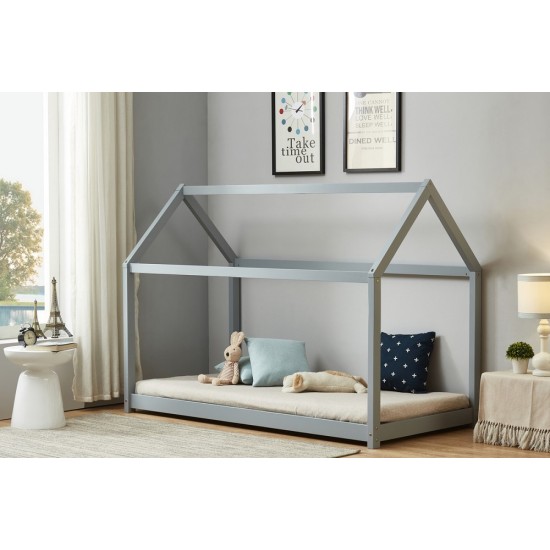 House Bed (Grey) 