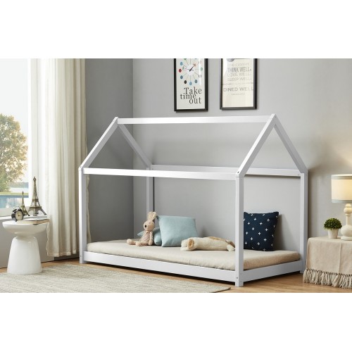 House Bed (White) 
