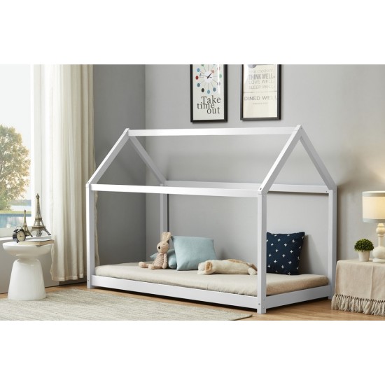 House Bed (White) 