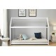 House Bed (White) 