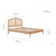 Leonie Bed (Oak)