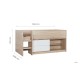 Leyton Cabin Bed (White)