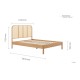 Margot Bed (Oak)