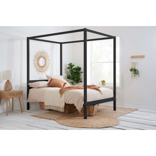 Mercia Four Poster Bed (Black)