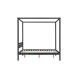 Mercia Four Poster Bed (Black)