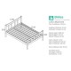 Miami Bed (Pine)