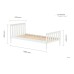 Oxford Bed (White)