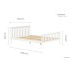 Oxford Bed (White)