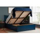 Phoenix Ottoman Bed (Navy Blue) 