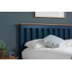 Phoenix Ottoman Bed (Navy Blue) 