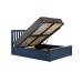 Phoenix Ottoman Bed (Navy Blue) 