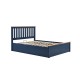 Phoenix Ottoman Bed (Navy Blue) 