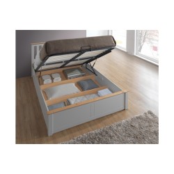 Phoenix Ottoman Bed (Pearl Grey)