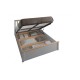 Phoenix Ottoman Bed (Pearl Grey)