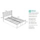 Phoenix Ottoman Bed (Stone Grey)