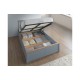 Phoenix Ottoman Bed (Stone Grey)