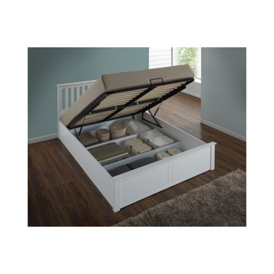 Phoenix Ottoman Bed (White)