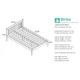 Rio Bed (Whitewash)
