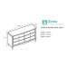 Elysee 6 Drawer Chest (Assembled) 
