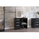 Lynx Dressing Table (Grey & White)