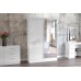 Lynx Sliding Wardrobe with Mirror (5 Colours) 