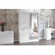 Lynx Sliding Wardrobe with Mirror (5 Colours) 