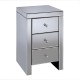 Seville 3 Drawer Bedside (Assembled)  
