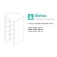 Seville 5 Drawer Chest (Assembled) 
